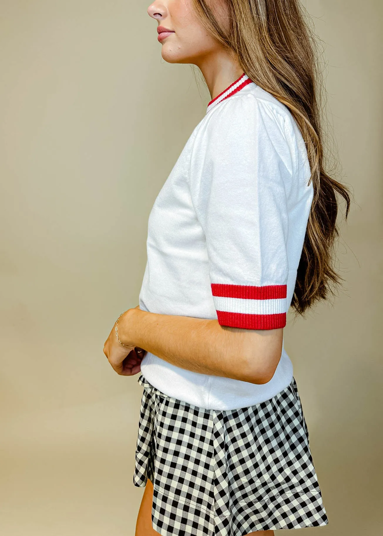 Alabama Varsity Short Sleeve Sweater