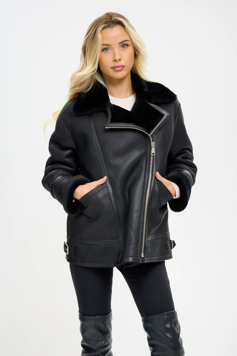 Alessandra Sheepskin Jacket