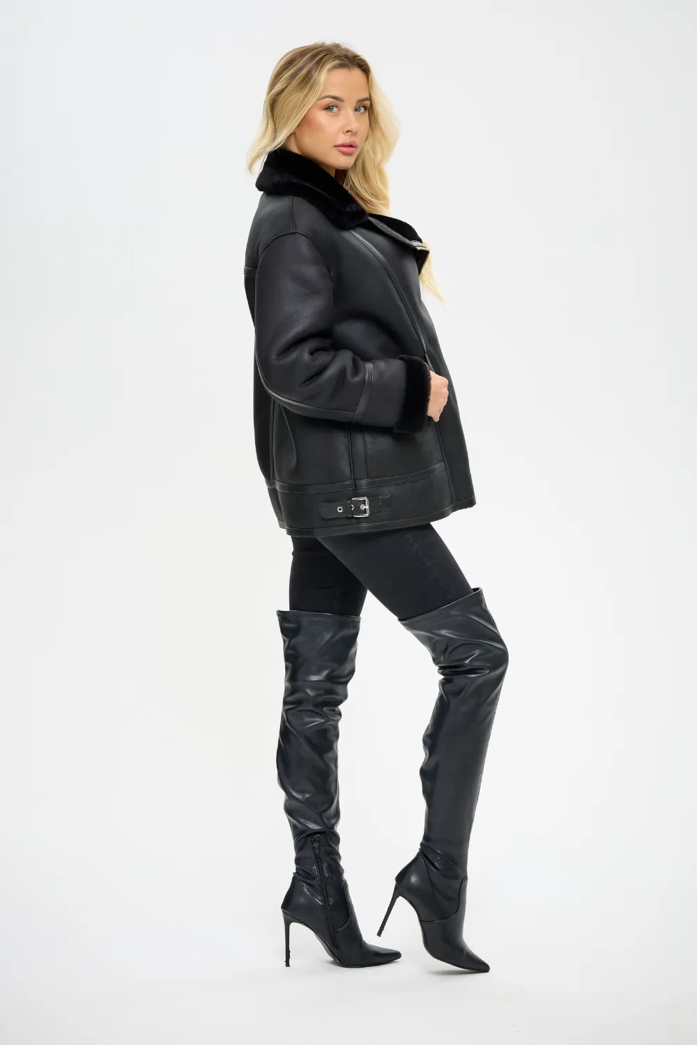 Alessandra Sheepskin Jacket