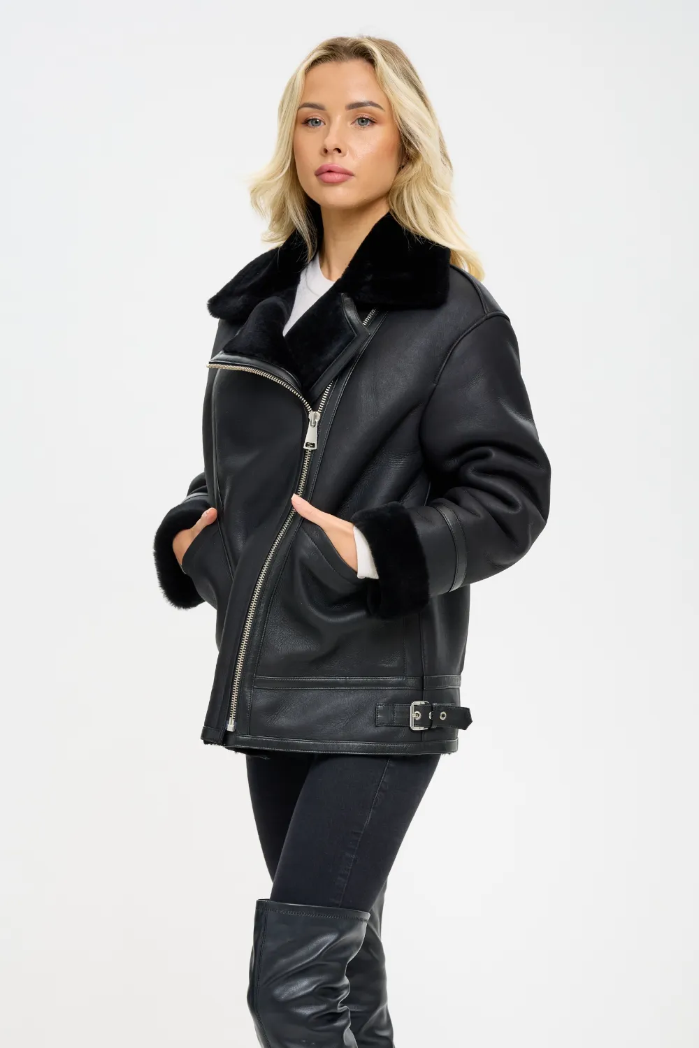 Alessandra Sheepskin Jacket