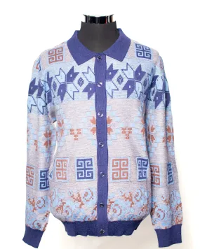 Cardigan Polo Sweater