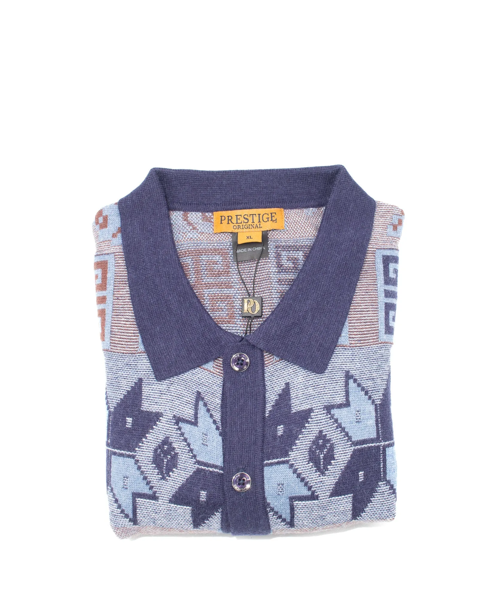Cardigan Polo Sweater