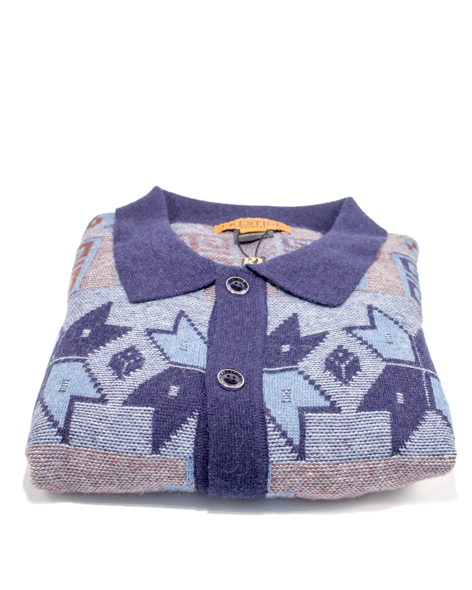 Cardigan Polo Sweater