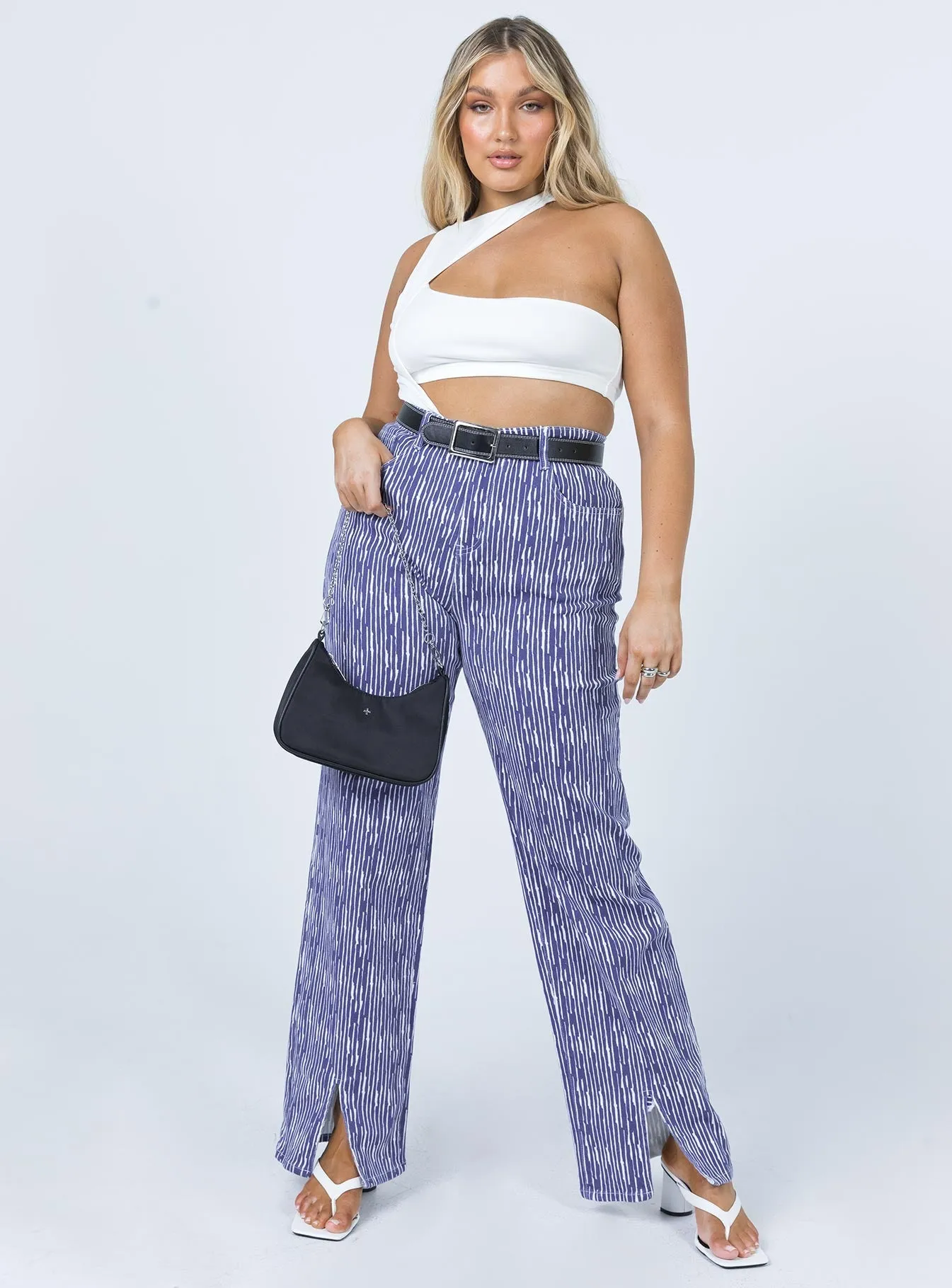 Danica Painted Stripe Denim Jeans