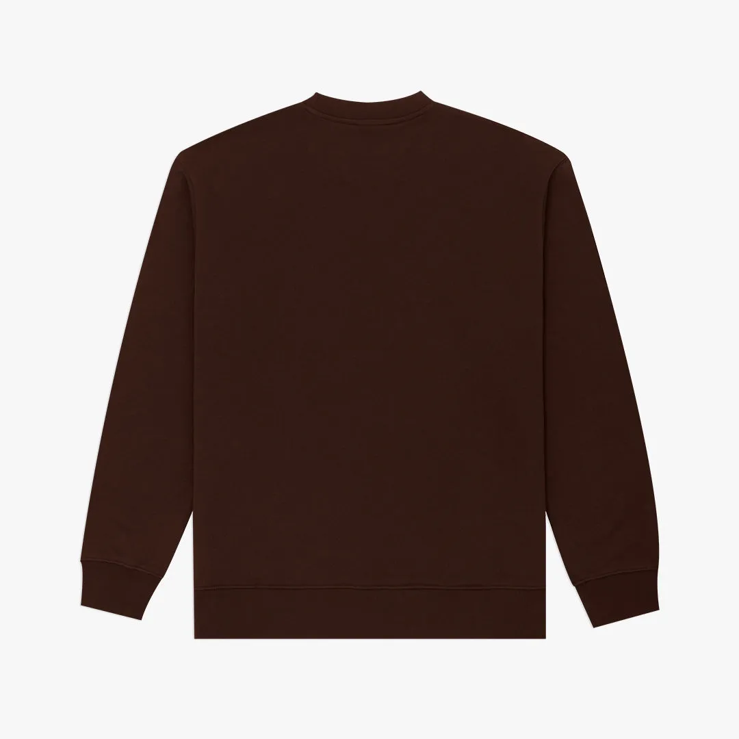 Dash Sweatshirt Mocha Brown