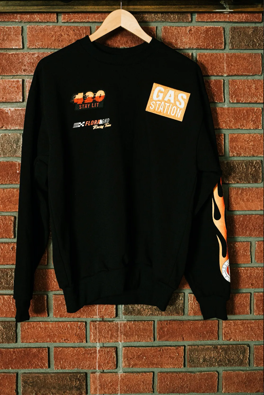 FloraXGHD 420 Grand Prix Pot Crew Pullover Sweatshirt