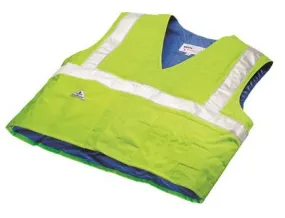 Hyperkewl Evaporative Cooling Vest (Traffic Safety Ansi Class Ii-Compliant) Hi-Viz Lime Small To Medium 10 Per Case