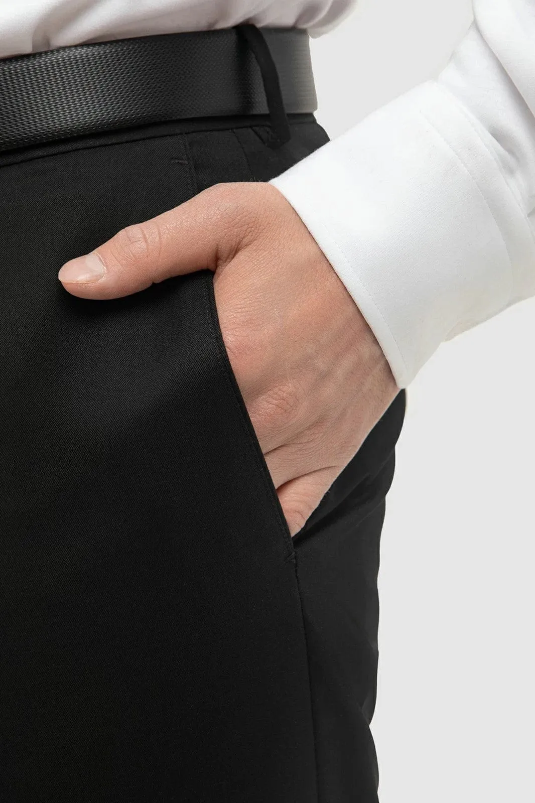 Men's Black Business Casual Pants