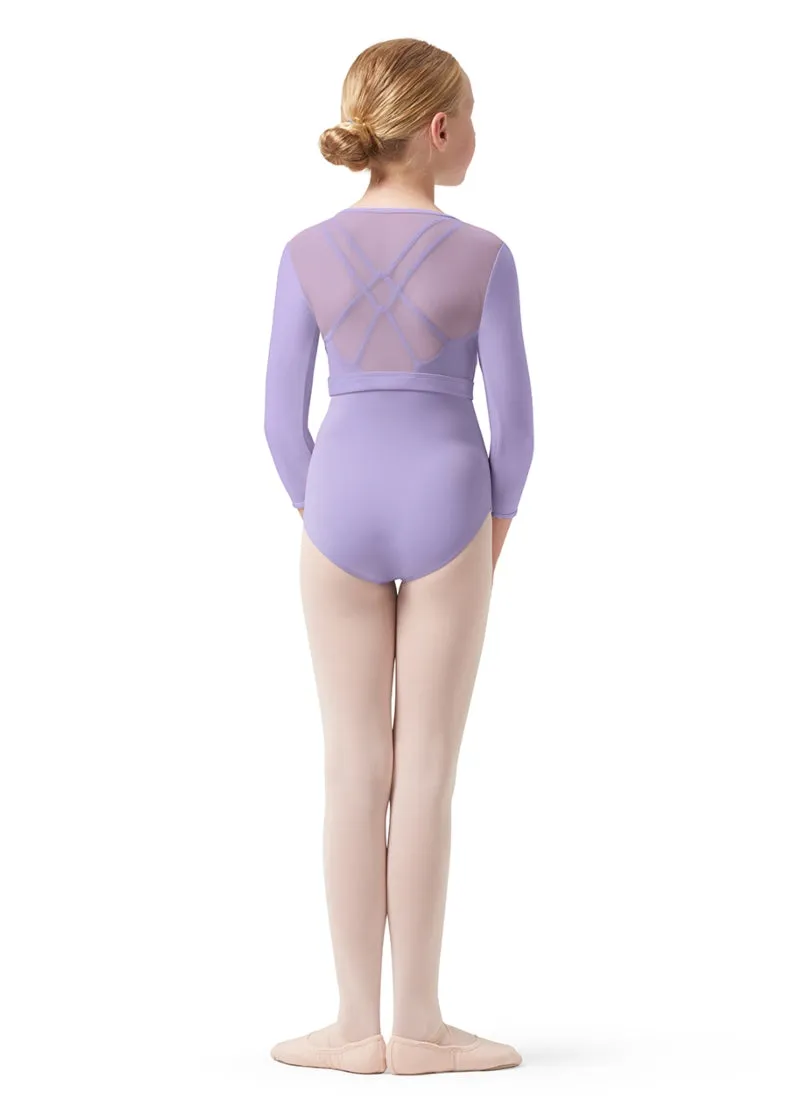ON SALE Rose Vine Bea Youth Wrap Top (Lilac)