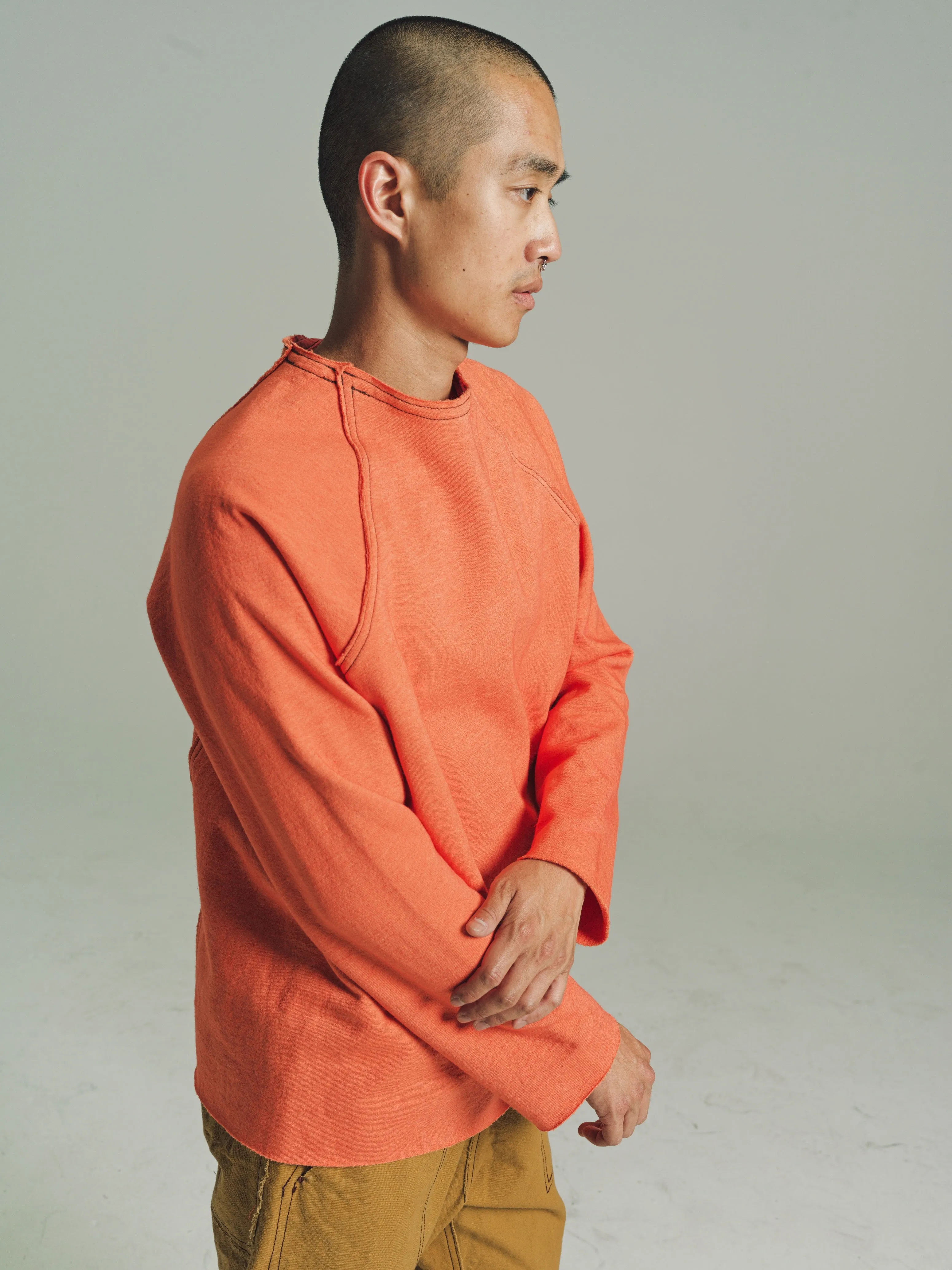 Raglan Pullover in Japanese Fleece