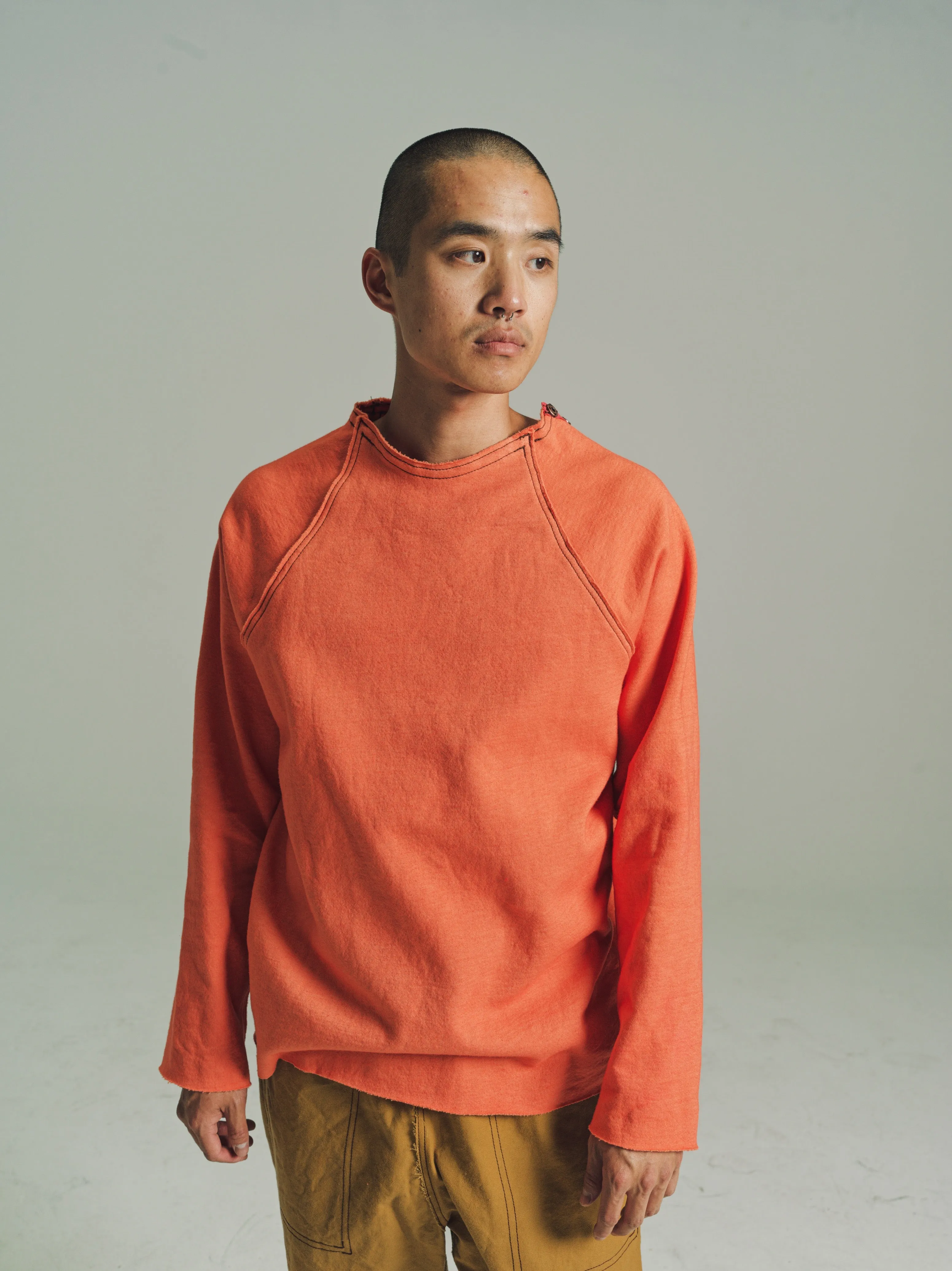 Raglan Pullover in Japanese Fleece