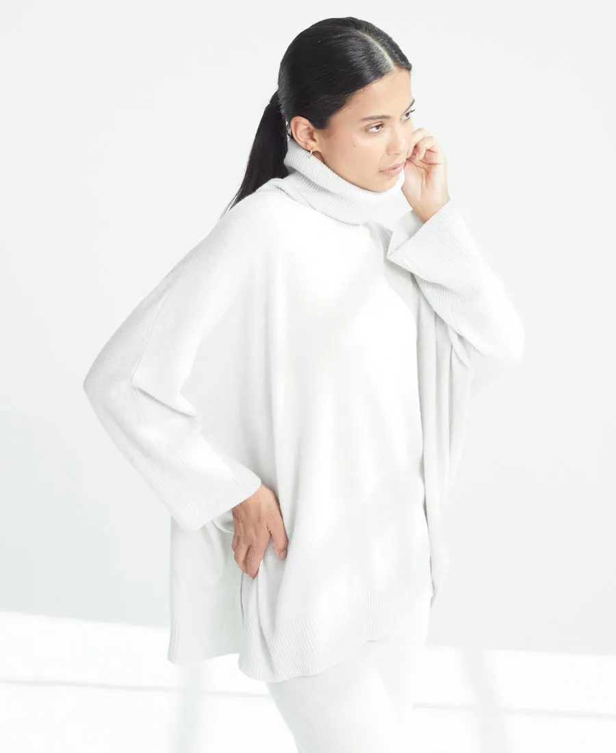 Roll-Neck Poncho