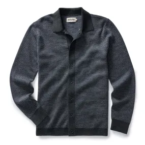 The Nichols Polo in Navy Birdseye