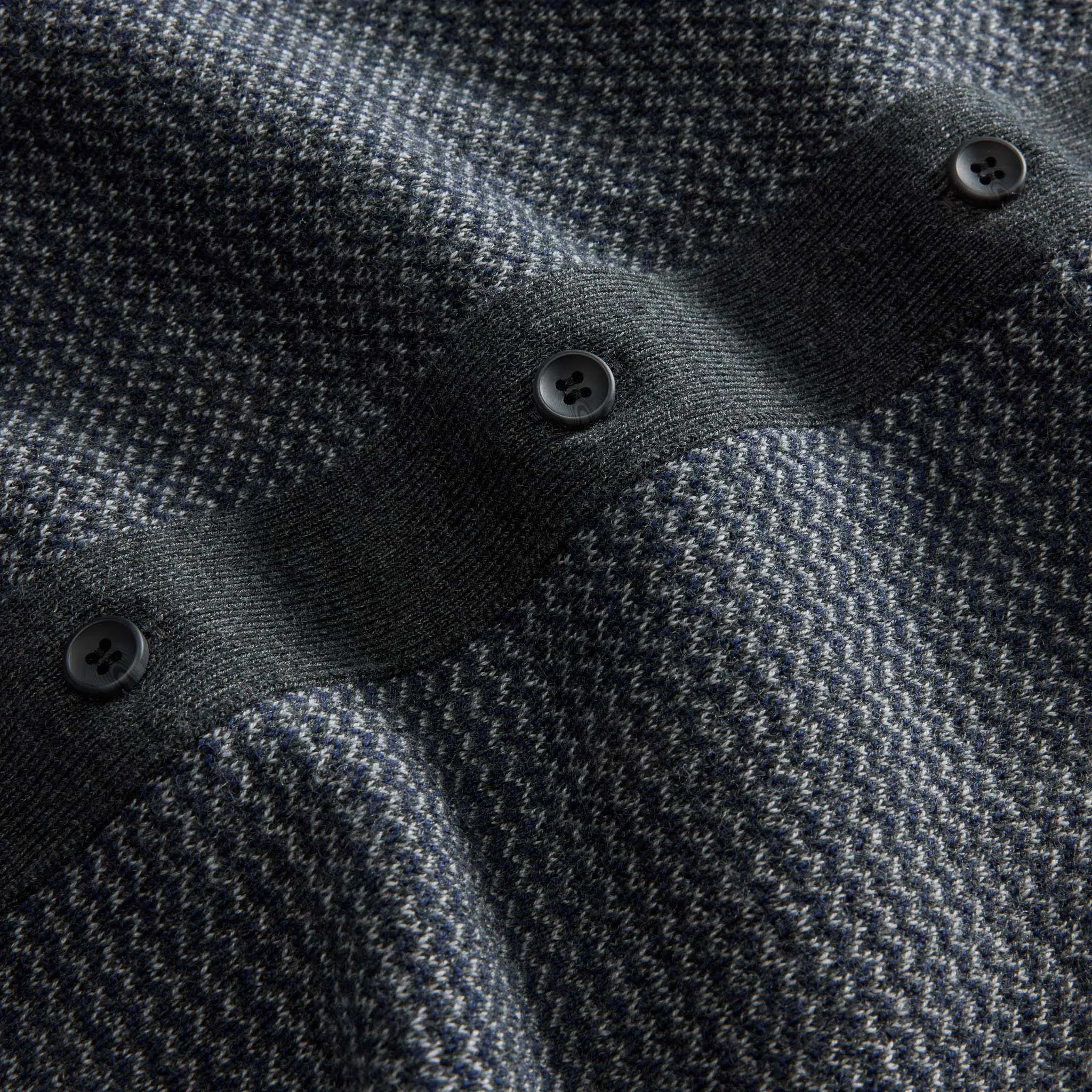 The Nichols Polo in Navy Birdseye
