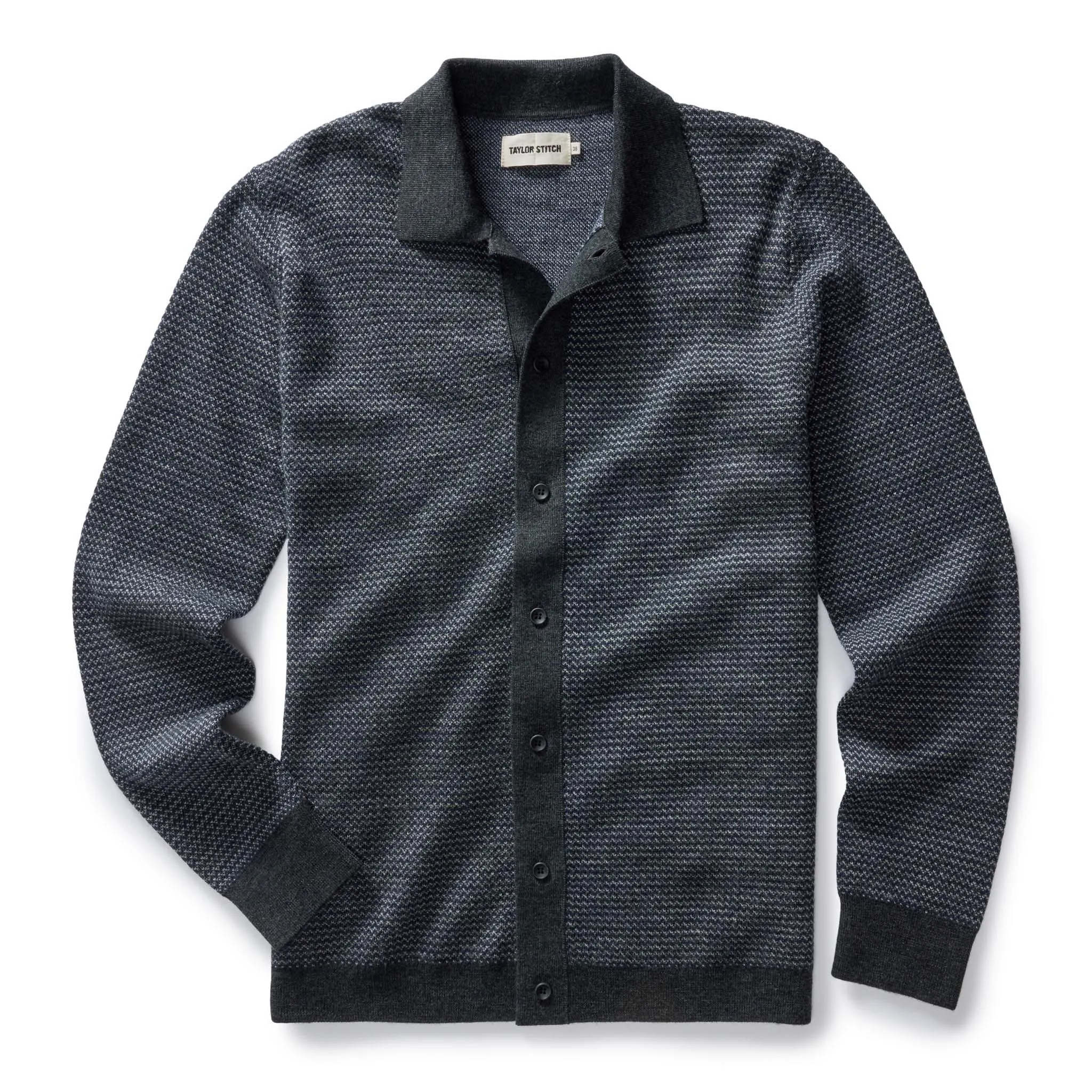The Nichols Polo in Navy Birdseye