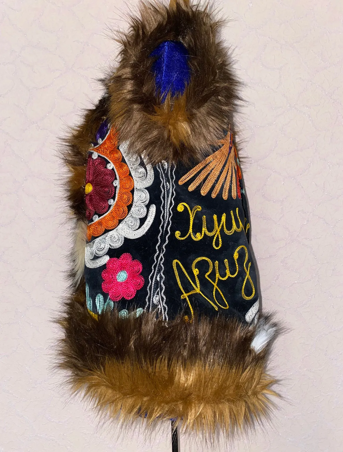 Uzbekistan Vintage Fur Waistcoat