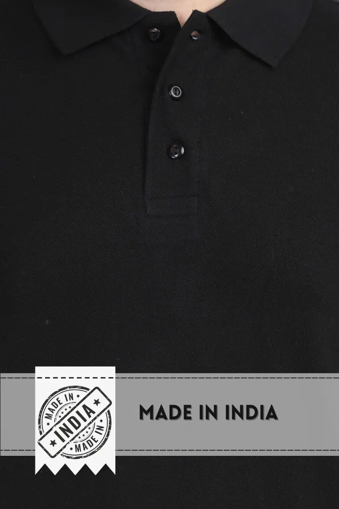 White and Black Polo T-Shirts Combo for Men