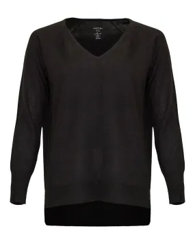 Wool Blend V-Neck Pullover